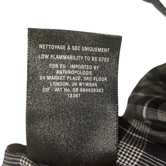 Paper Crown Plaid Button-Up Tie Front Shirt – Size L - Picture 8 of 14